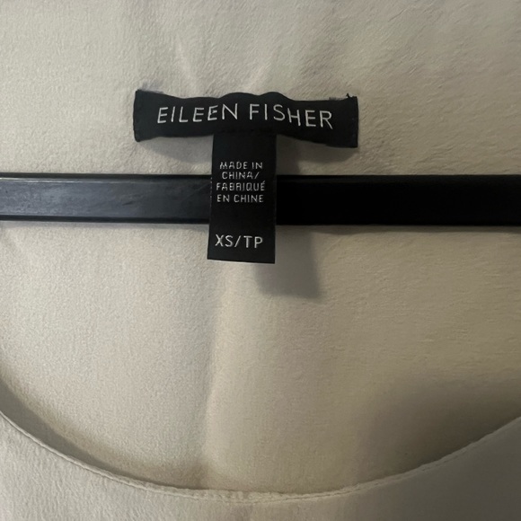 Eileen Fisher sheer tank blouse - Picture 2 of 5